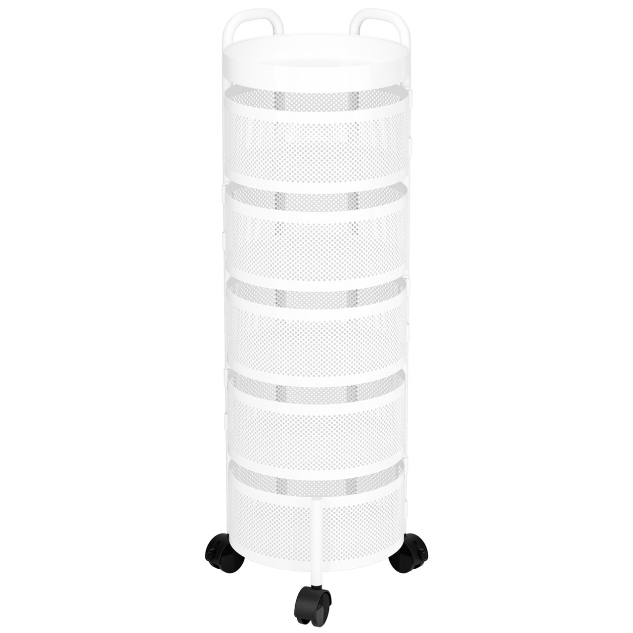 Kitchen Fruit Vegetable Basket Storage Organizer Rotating Storage Shelves Rack Fruit Basket Floor Stand Shelf Fruit